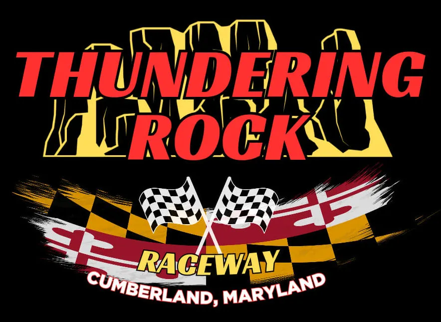 Thundering Rock Raceway race track logo
