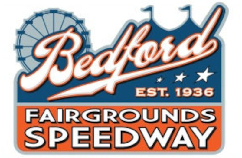Bedford Fairgrounds Speedway race track logo