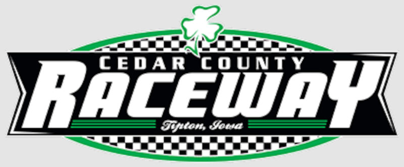 Cedar County Raceway race track logo