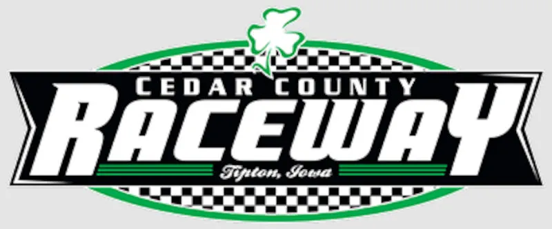Cedar County Raceway race track logo