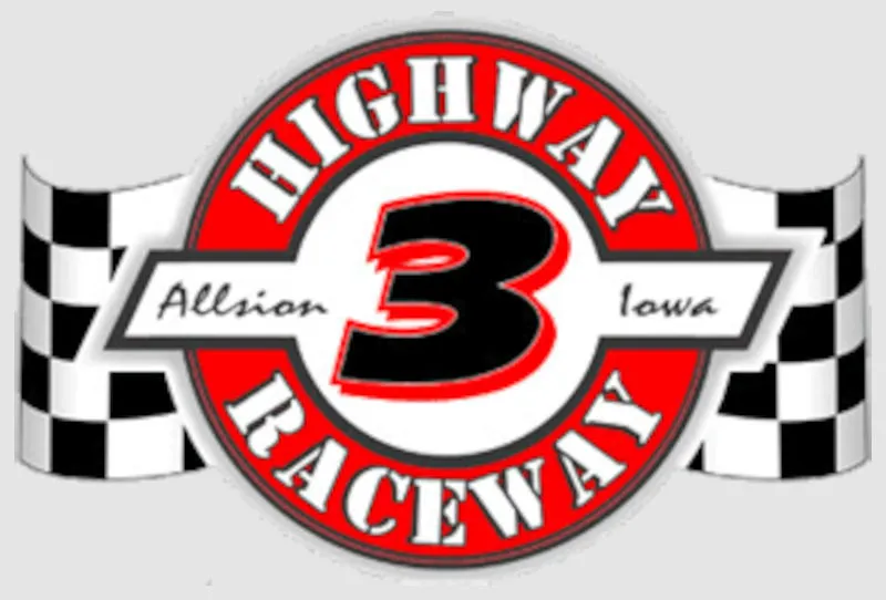 Highway 3 Raceway race track logo