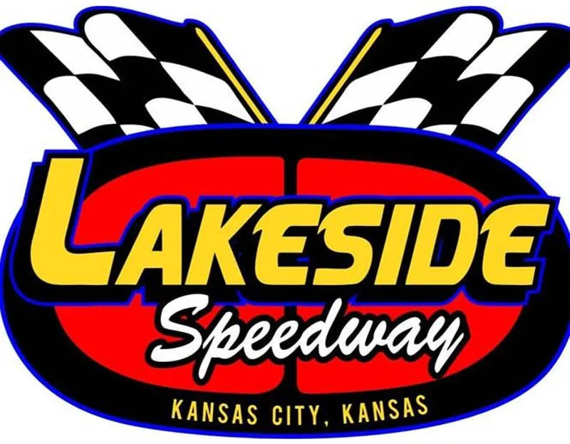 Lakeside Speedway race track logo
