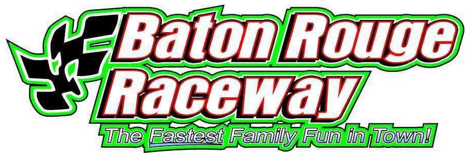 Baton Rouge Raceway race track logo