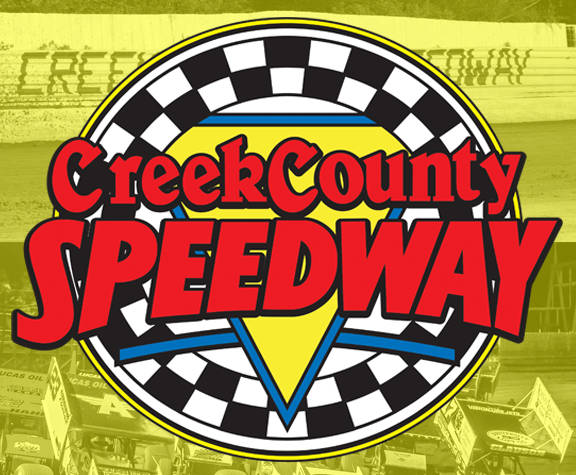 Creek County Speedway race track logo