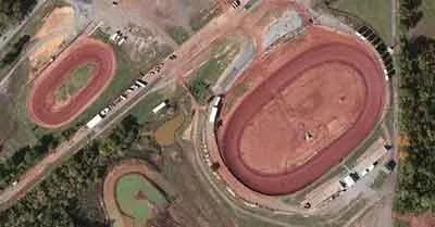 Green Valley Speedway race track logo
