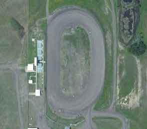 Paris Raceway Park race track logo