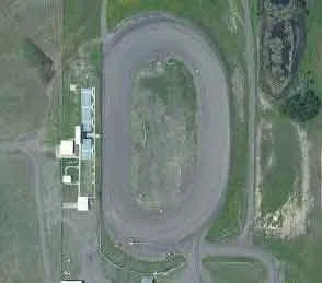 Paris Raceway Park race track logo