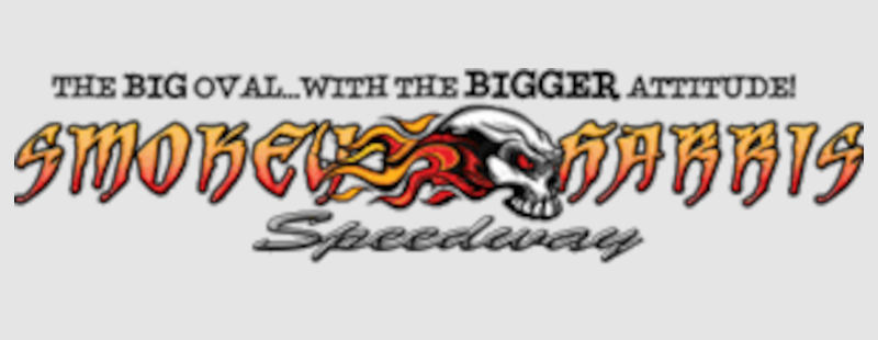 Smokey Harris Speedway race track logo