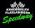 Flatlanders Speedway race track logo