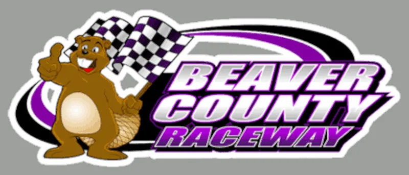 Beaver County Raceway race track logo