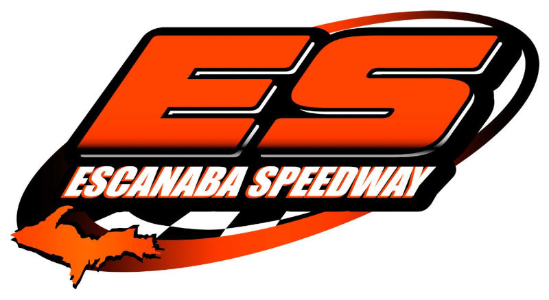 Escanaba Speedway race track logo