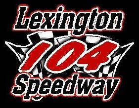 Lexington 104 Speedway race track logo