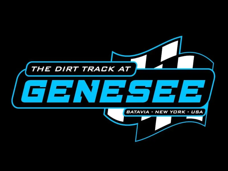 The Dirt Track at Genesee race track logo