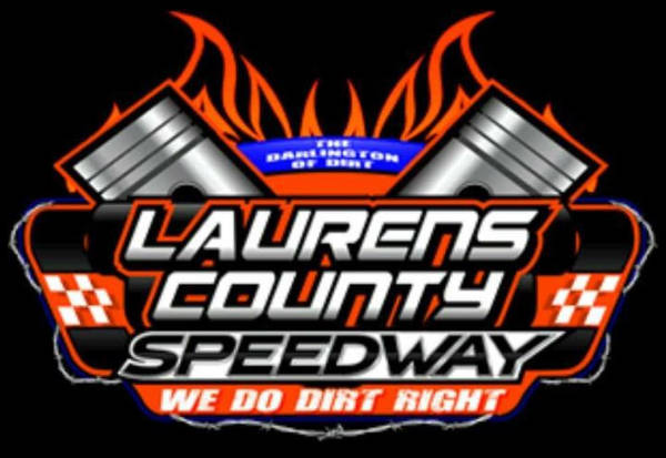 Laurens County Speedway race track logo