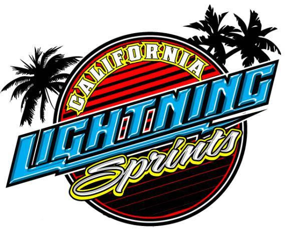 CLS - California Lightning Sprints dirt track racing organization logo