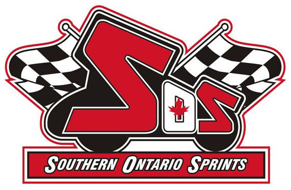 SOS - Southern Ontario Sprints dirt track racing organization logo