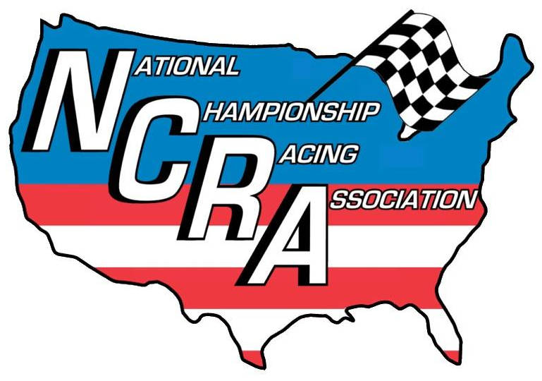 NCRA - National Championship Racing Association dirt track racing organization logo