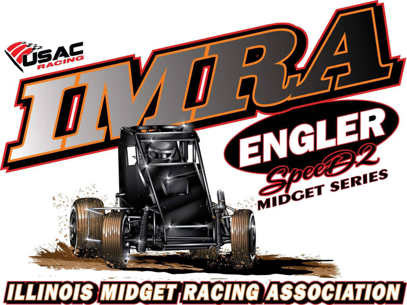 IMRA - Illinois Midget Racing Association dirt track racing organization logo
