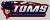 TOMS - Touring Outlaw Modified Series dirt track racing organization logo