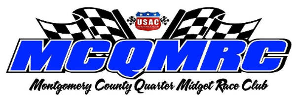 MCQMRC - Montgomery County Quarter Midget Race Club dirt track racing organization logo