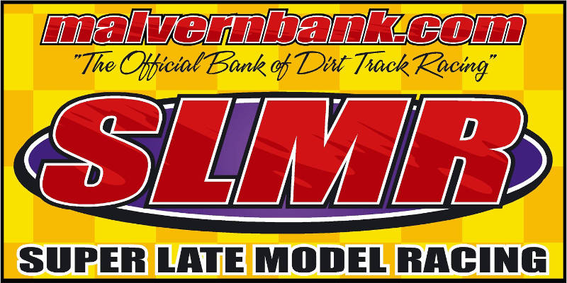 SLMR - Super Late Model Racing dirt track racing organization logo
