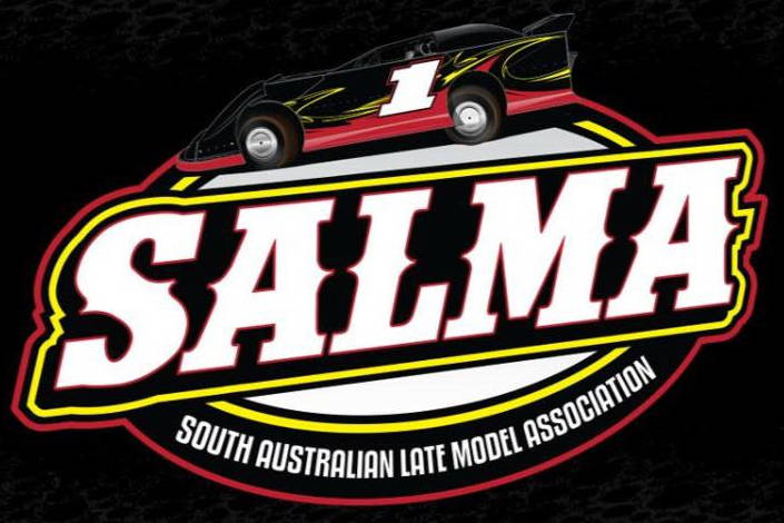SALMA - South Australian Late Model Association dirt track racing organization logo