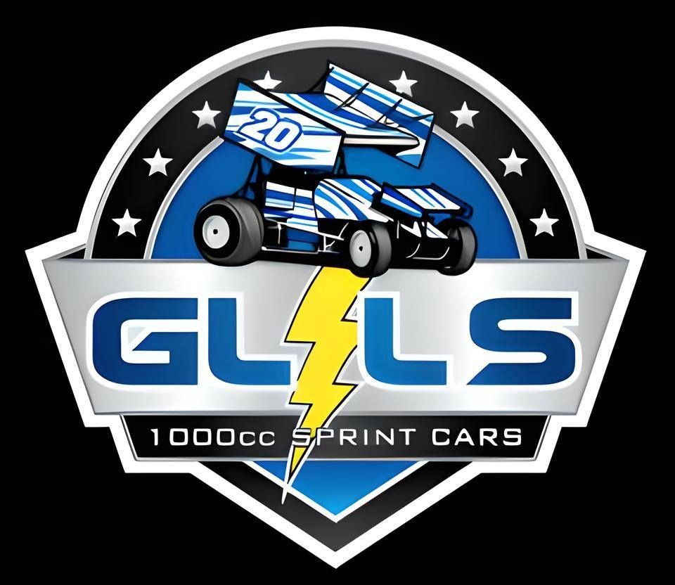 GLLS - Great Lakes Lightning Sprints dirt track racing organization logo