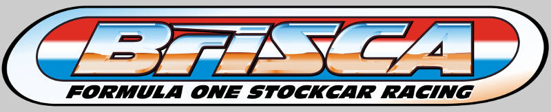 BriSCAF1 - British Stock Car Association Formula 1 dirt track racing organization logo