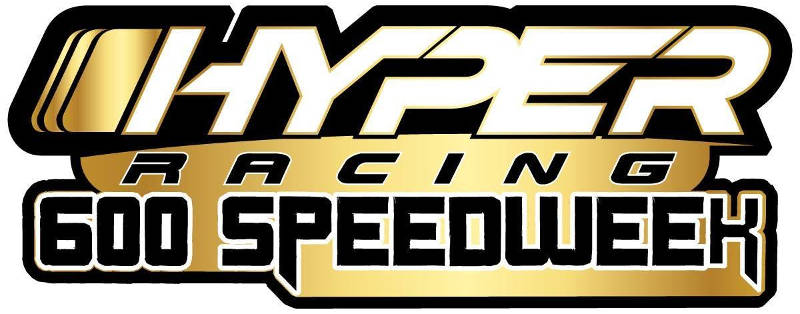 HR600 - Hyper Racing 600 Speedweek dirt track racing organization logo