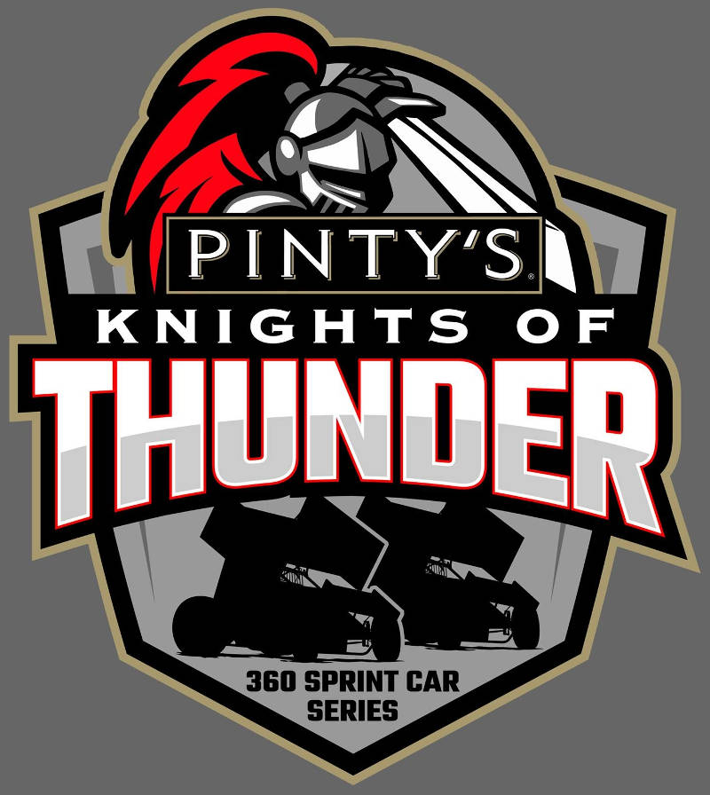 KOT - Knights of Thunder dirt track racing organization logo