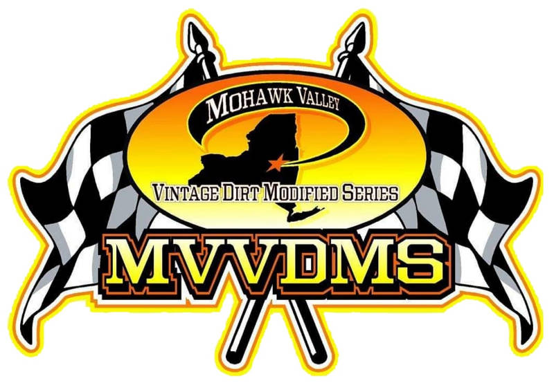MVVDMS - Mohawk Valley Vintage Dirt Modified Series dirt track racing organization logo