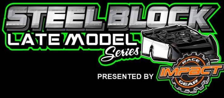 SBLMS - Steel Block Late Model Series dirt track racing organization logo