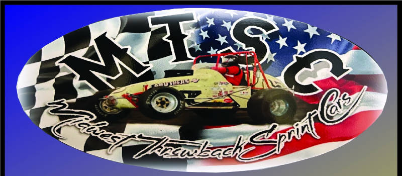 MTSC - Midwest Throwback Sprint Cars dirt track racing organization logo