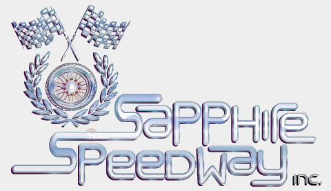 Sapphire Speedway race track logo