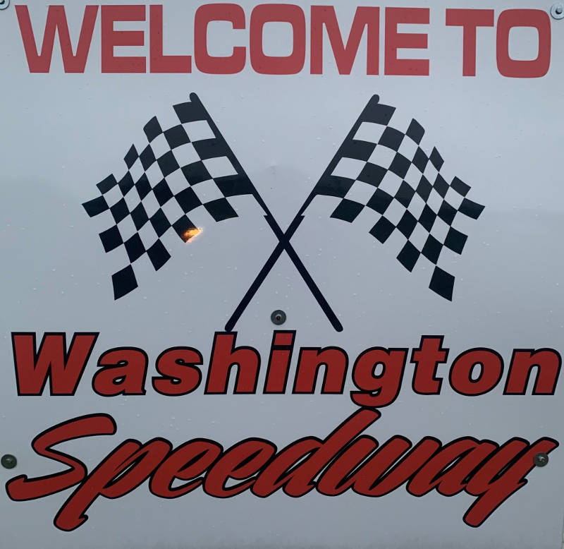Washington Speedway race track logo
