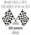 Barnes City Figure 8 Track race track logo
