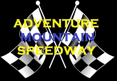 Adventure Mountain Speedway race track logo