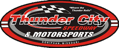 Thunder City Speedway race track logo