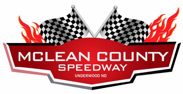 McLean County Speedway race track logo