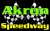 Akron Speedway race track logo
