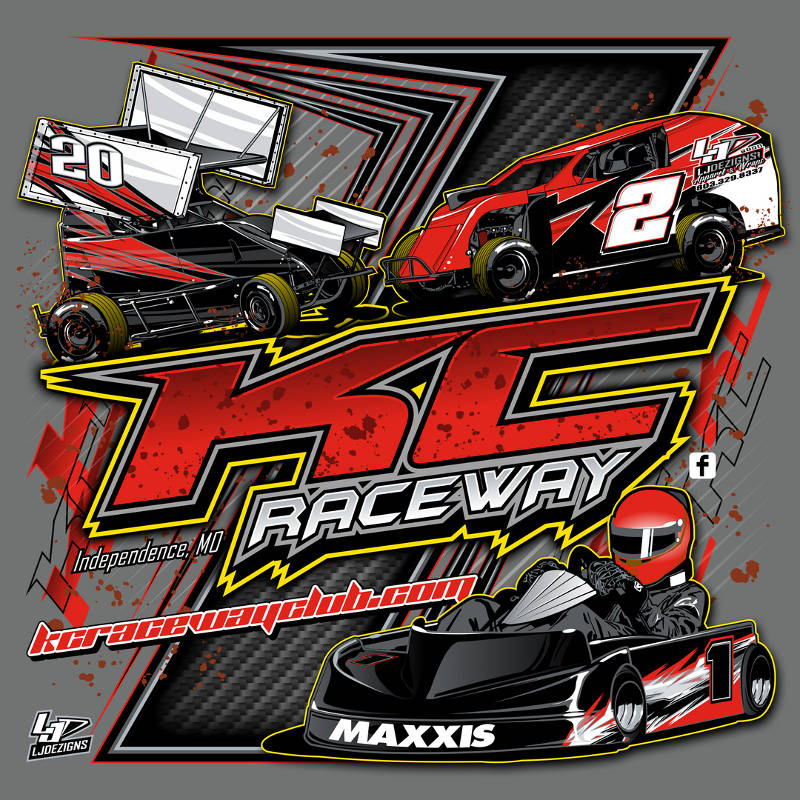 KC Raceway race track logo