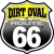 Dirt Oval at Route 66 race track logo
