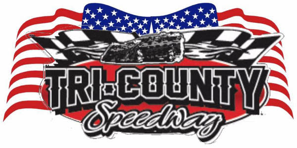 TriCounty Speedway race track logo