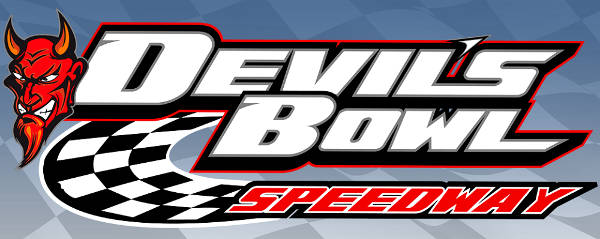 Devils Bowl Speedway Dirt Track race track logo