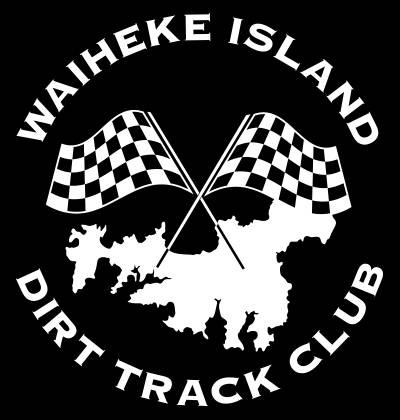 Waiheke Island Dirt Track Club race track logo