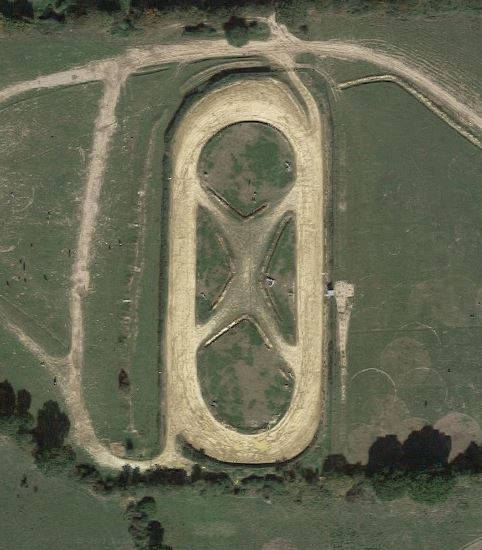 Smallfield Raceway race track logo