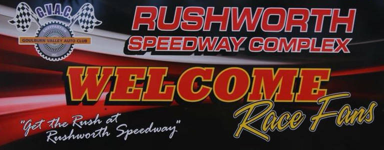 Rushworth Speedway race track logo
