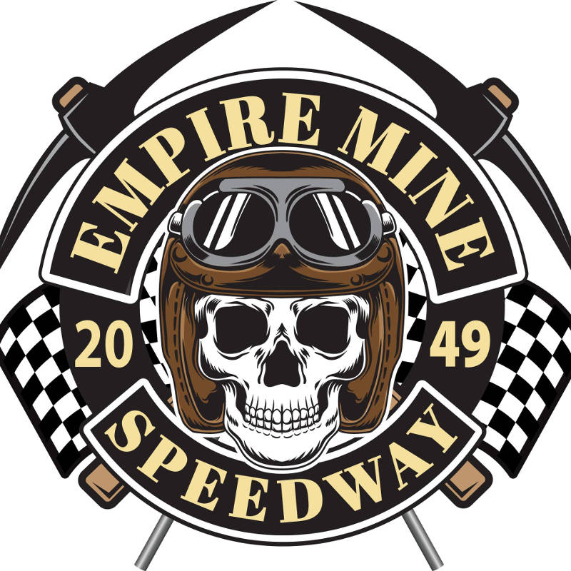 Empire Mine Speedway race track logo