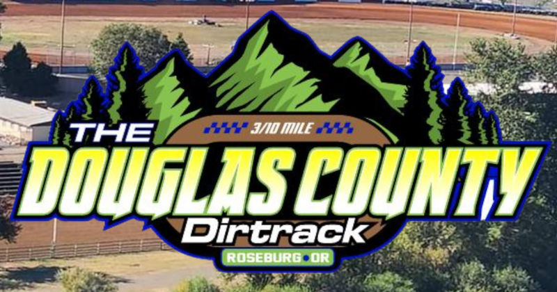 Douglas County Dirt Track race track logo