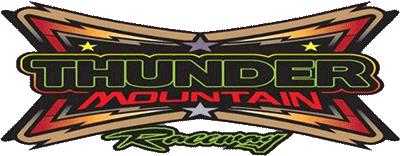 Thunder Mountain Raceway race track logo